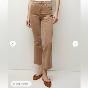 Veronica Beard Carson Ankle Flare High Rise Denim Size 27